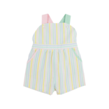 The Beaufort Bonnet Company TBBC Ruthie Romper - Siesta Key Seersucker