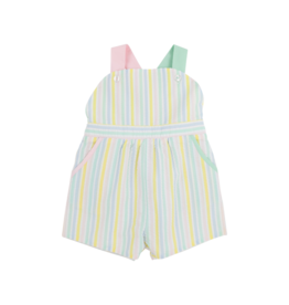 The Beaufort Bonnet Company TBBC Ruthie Romper - Siesta Key Seersucker
