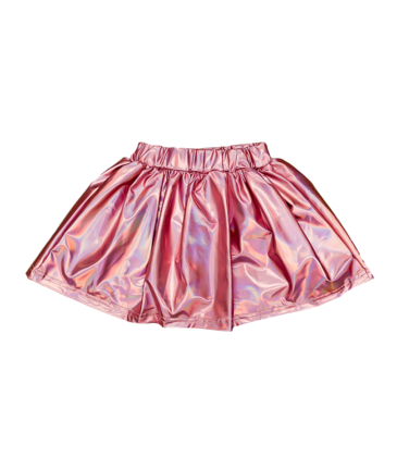 Belle Cher Belle Cher Light Pink Metallic Skort