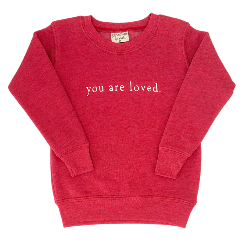 Oat Collective You are Loved Graphic Sweatshirt