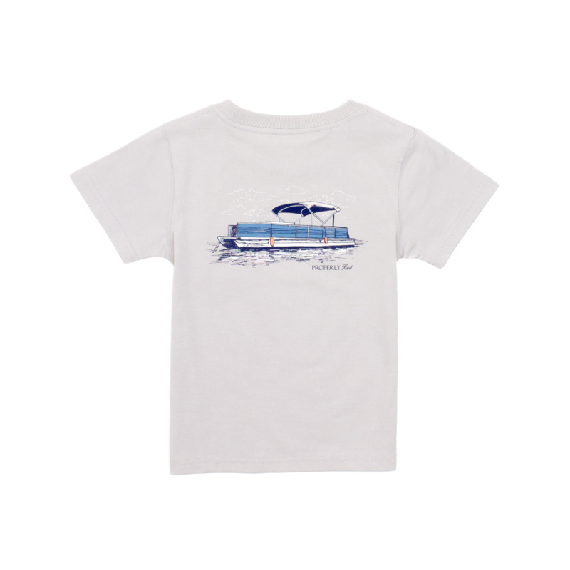 Properly Tied Properly Tied Ice Grey Tee - Party Barge
