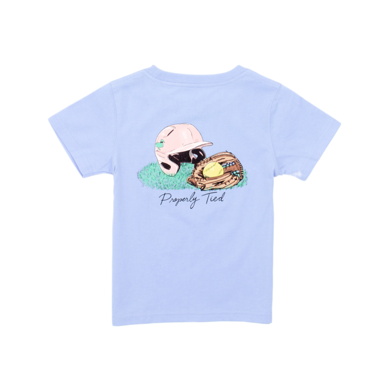 Properly Tied Properly Tied Light Blue Tee - Softball