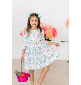 Mila & Rose Mila & Rose Egg-cellent Pocket Twirl Dress
