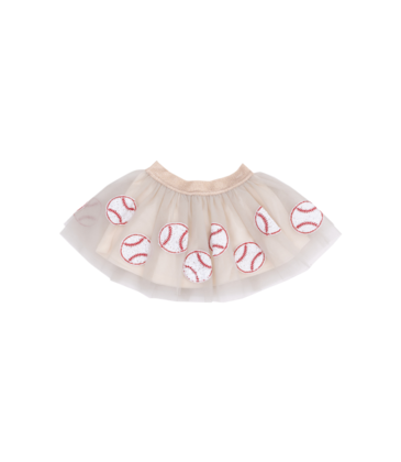 Angel Dear Angel Dear Tutu Skirt - Baseball Oat