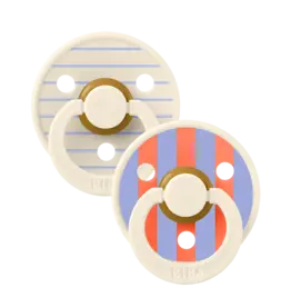 Bibs Bibs Studio Colour 2 Pack Pin - Ivory/Hush Mix