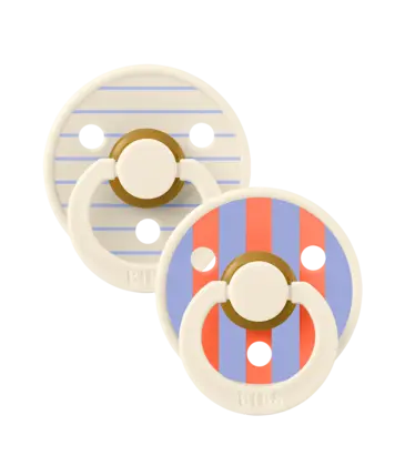 Bibs Bibs Studio Colour 2 Pack Pin - Ivory/Hush Mix