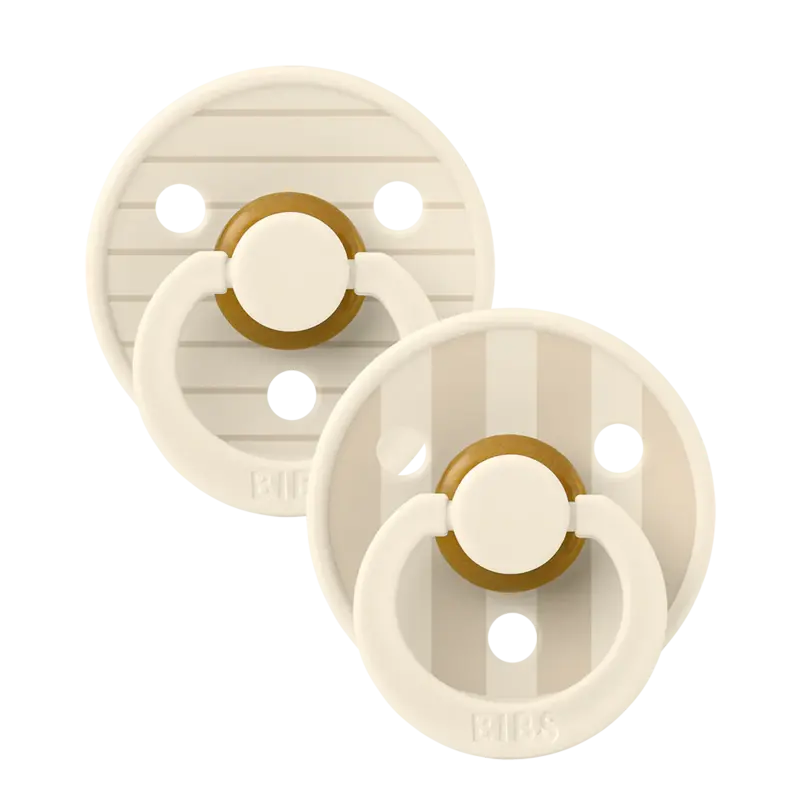 Bibs Bibs Studio Colour 2 Pack Pin - Ivory/Vanilla Mix