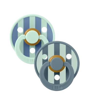 Bibs Bibs Studio Colour 2 Pack Block - Nordic Mint/Petrol Mix