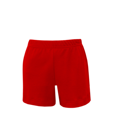 Claire & Charlie Claire & Charlie Red Knit Shorts