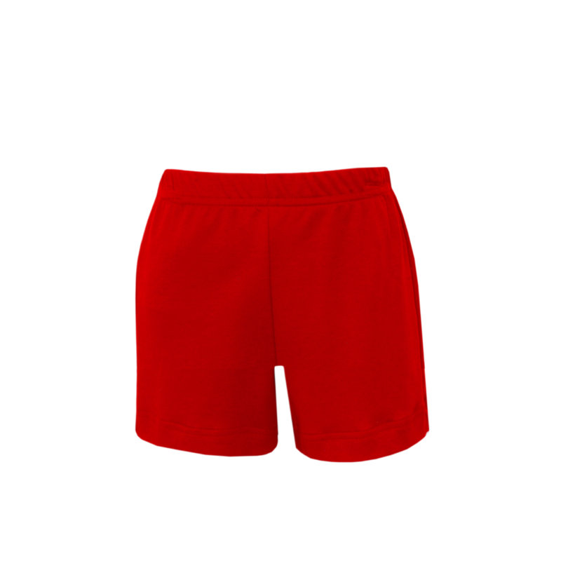 Claire & Charlie Claire & Charlie Red Knit Shorts