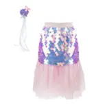 Great Pretenders Great Pretenders Bling Bling Pink Mermaid Skirt & Hairclip Set