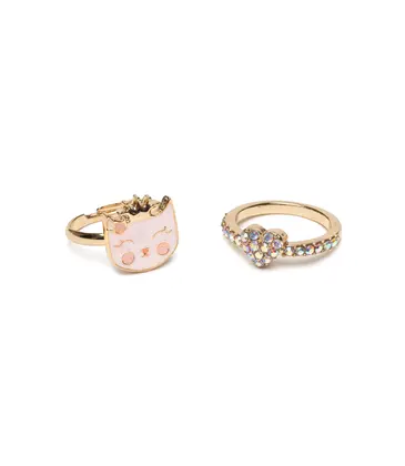 Great Pretenders Great Pretenders Boutique Kitty Love Ring Set