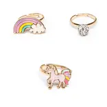 Great Pretenders Great Pretenders Boutique Unicorn Rainbow Rings Great Pretenders Great Pretenders Boutique Unicorn Rainbow Rings