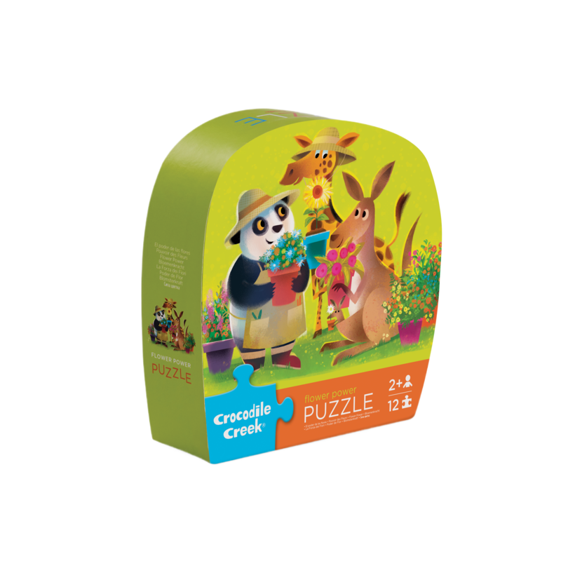 Crocodile Creek 12pc Mini Puzzle - Flower Power