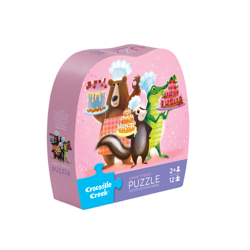 Crocodile Creek 12pc Mini Puzzle - Sweet Treats