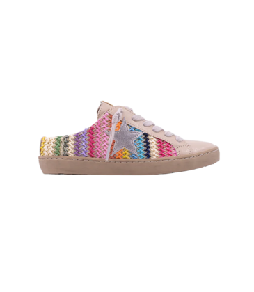 ShuShop ShuShop Polka Mini Bright Multi Stripe Sneakers