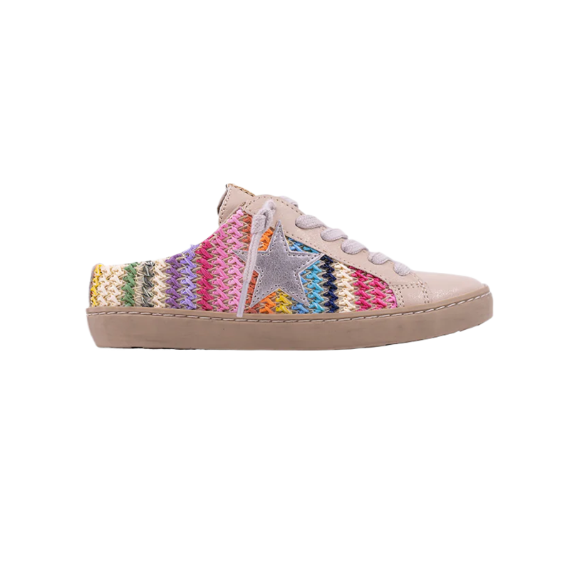 ShuShop ShuShop Polka Mini Bright Multi Stripe Sneakers