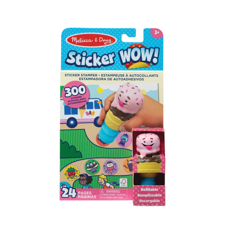 Melissa & Doug Melissa & Doug Sticker Wow! Activity Pad Set - Ice Cream