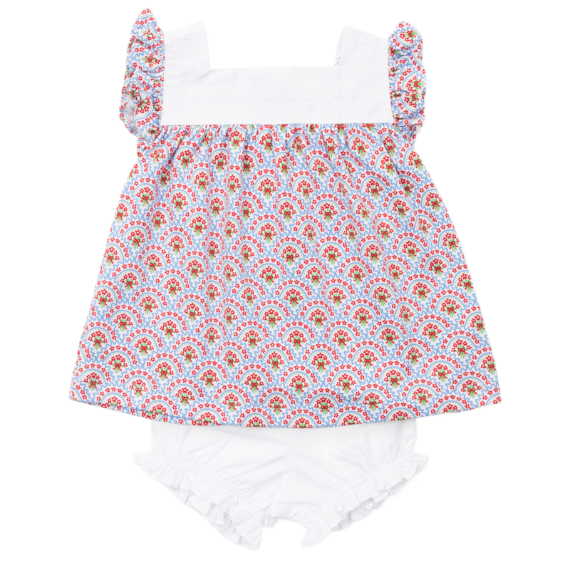 Lila + Hayes Lila + Hayes Annie Bloomer Set - Bunting Floral