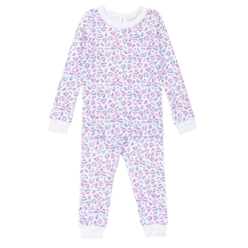 Lila + Hayes Lila + Hayes Ava Pajama Set - Seashells On The Seashore