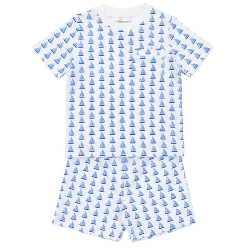 Lila + Hayes Lila + Hayes Charles Short Set - Sailing Away