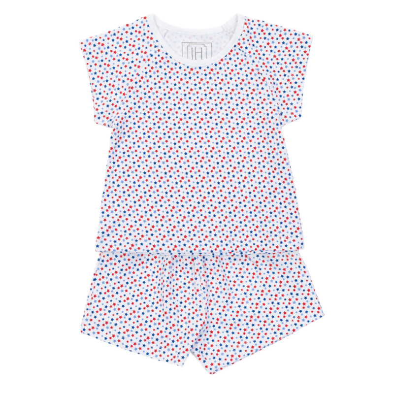 Lila + Hayes Lila + Hayes Emery Short Set - Star Spangled