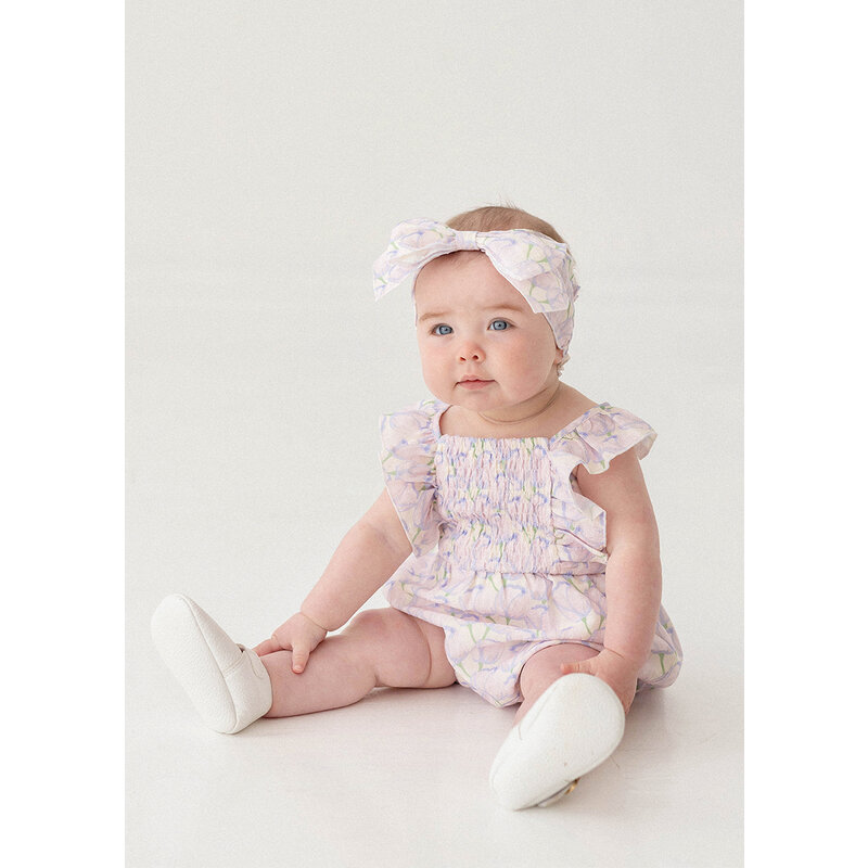 Mabel + Honey Mabel + Honey Purple Lily Romper