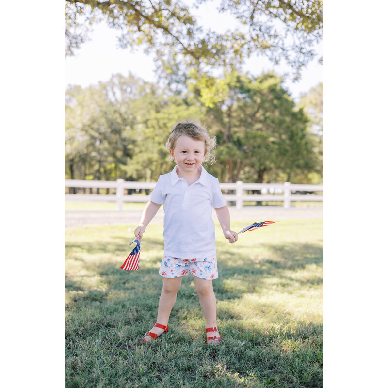 The Proper Peony The Proper Peony Patriotic Boy Shorts