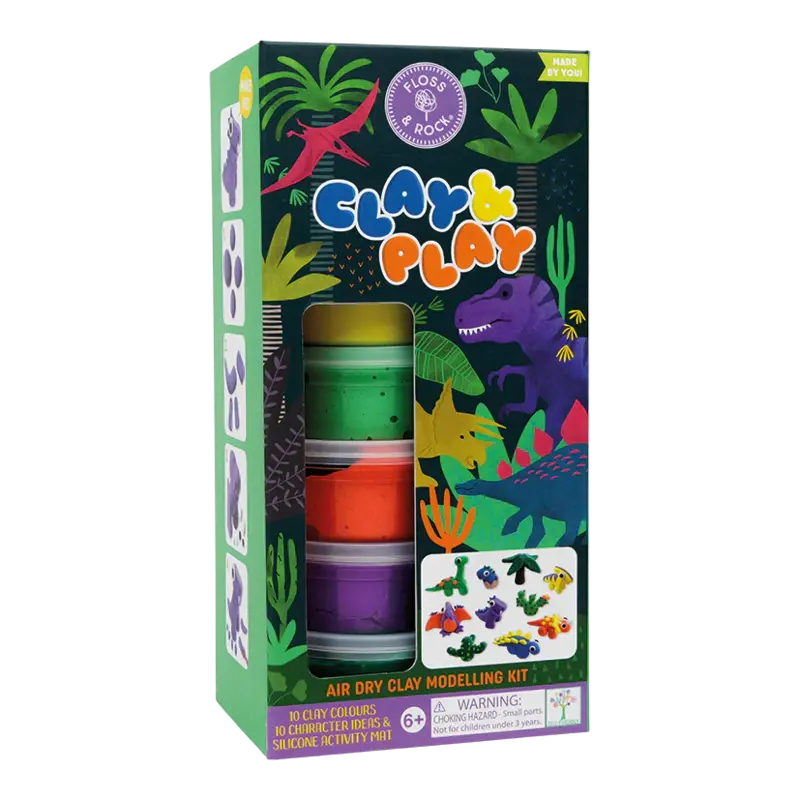 Floss & Rock Floss & Rock Clay & Play - Dino