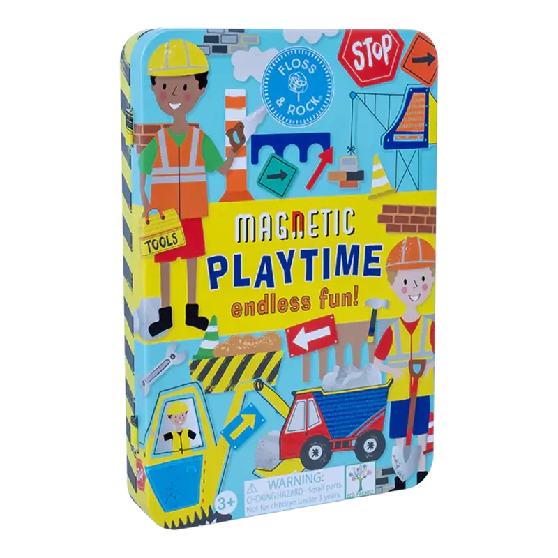 Floss & Rock Floss & Rock Magnetic Playtime - Construction