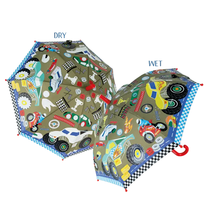 Floss & Rock Floss & Rock Color Changing Umbrella - Cars