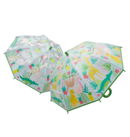 Floss & Rock Floss & Rock Color Changing Umbrella - Jungle