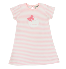 Luigi Luigi Baseball Bow Stripe Dress
