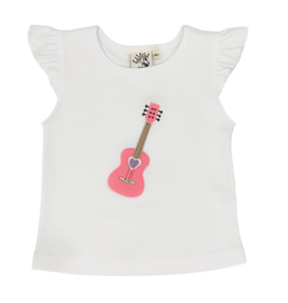 Luigi Luigi Guitar Flutter Sleeve Top