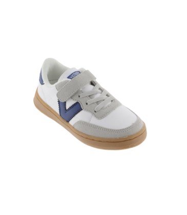 Victoria Oslo Faux Leather Trainers - Marino