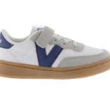 Victoria Oslo Faux Leather Trainers - Marino