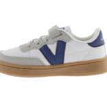 Victoria Oslo Faux Leather Trainers - Marino
