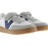 Victoria Oslo Faux Leather Trainers - Marino