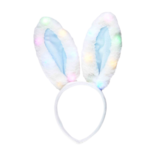 Mud Pie Mud Pie Blue Light-Up Bunny Headband