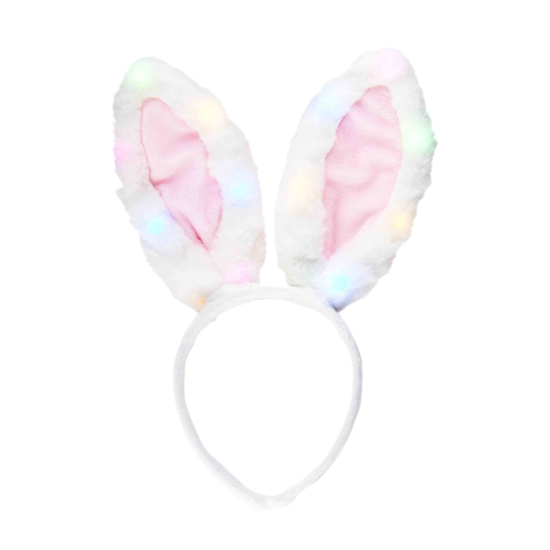 Mud Pie Mud Pie Pink Light-Up Bunny Headband