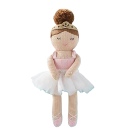 Mud Pie Mud Pie Brunette Princess Rattle