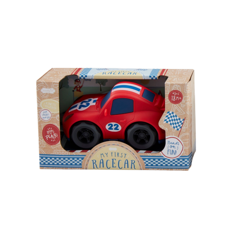 Mud Pie Mud Pie Red Toy Race Car