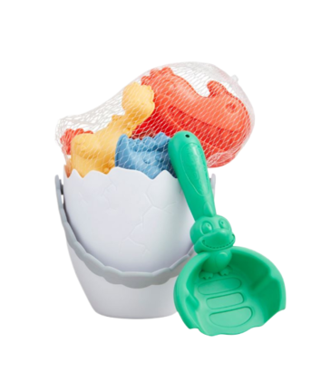 Mud Pie Mud Pie White Dino Egg Beach Set