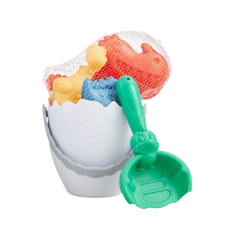 Mud Pie Mud Pie White Dino Egg Beach Set
