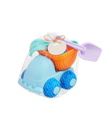Mud Pie Mud Pie Blue Sand Car Beach Set