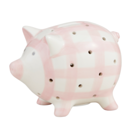 Mud Pie Mud Pie Pink Light-Up Piggy Bank