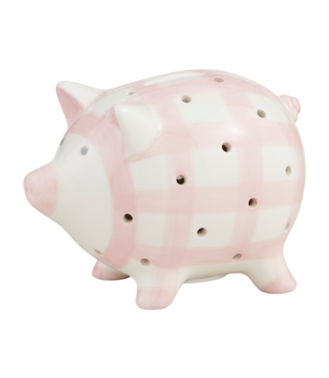 Mud Pie Mud Pie Pink Light-Up Piggy Bank