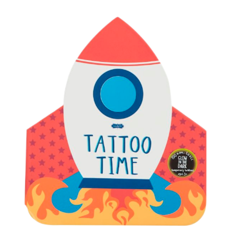 Mud Pie Mud Pie Rocket Ship Tattoo Book