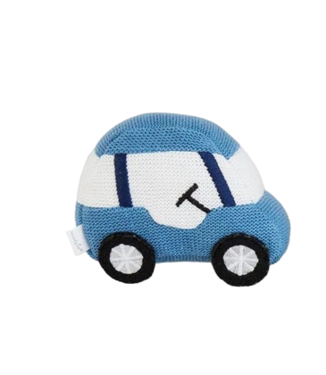 Mud Pie Mud Pie Blue Golf Cart Rattle