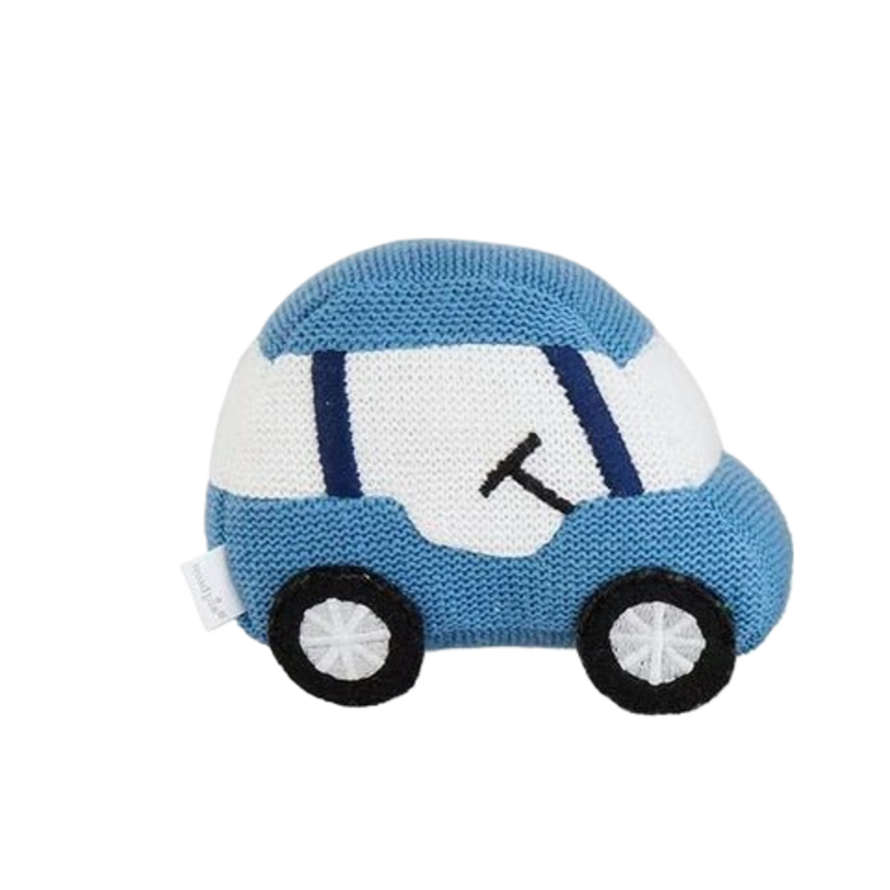 Mud Pie Mud Pie Blue Golf Cart Rattle
